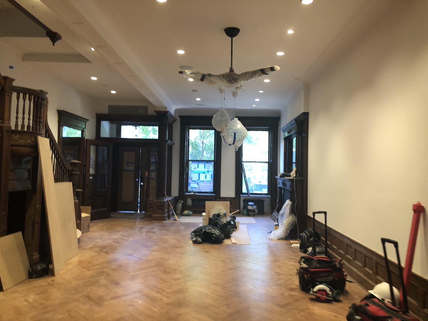 Harlem Brownstone painting project by Neat Painters
